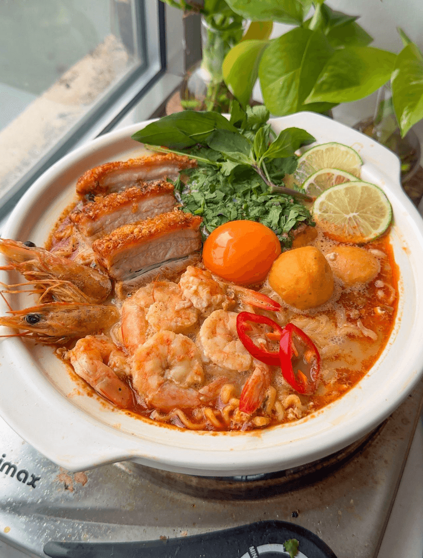 Tom Yum Mama Noodles inspired by Jeh O Chula