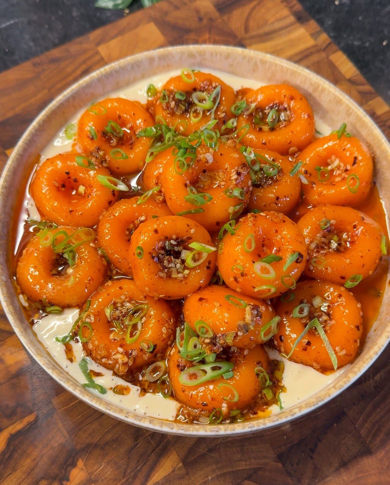 Viral Chewy Carrot Button Noodles