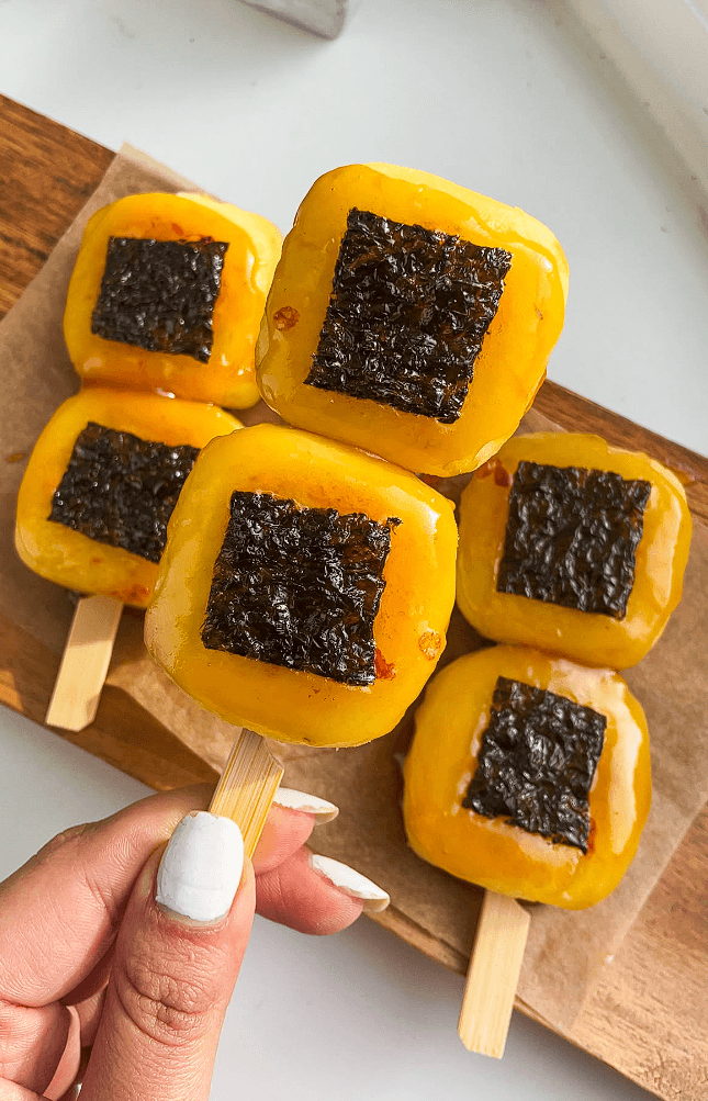 Cheesy Potato Mochi from Demon Slayer Mochi