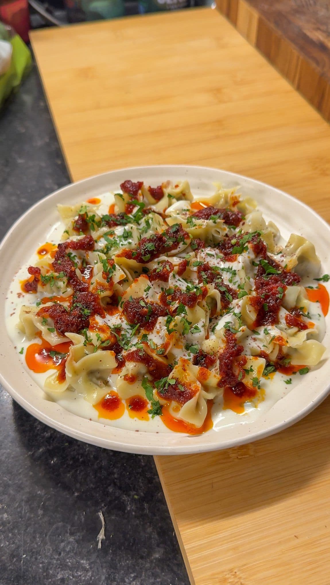 Turkish Manti - Easy Wonton Wrapper Hack
