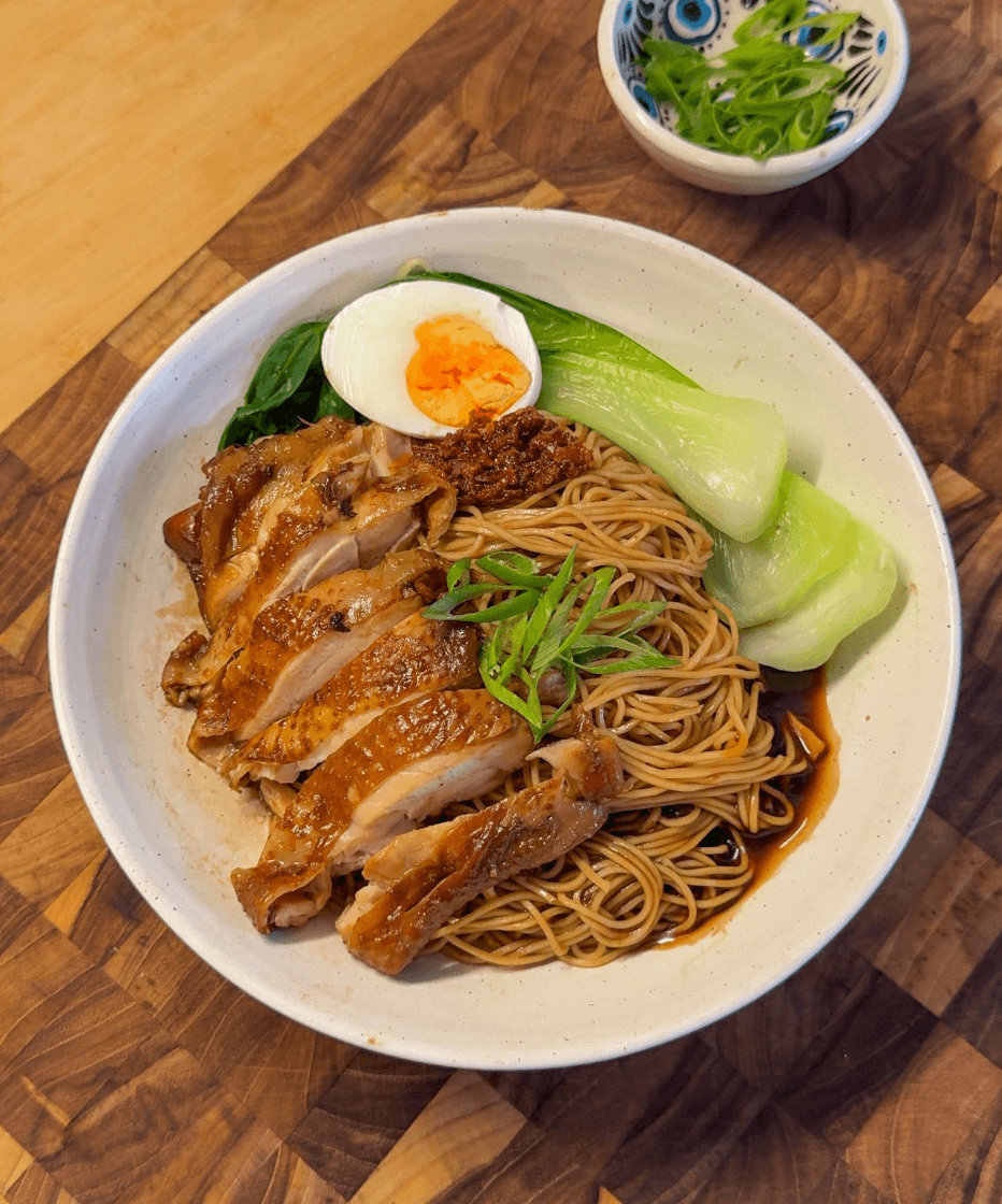 Chinese Soy Sauce Chicken & Noodles