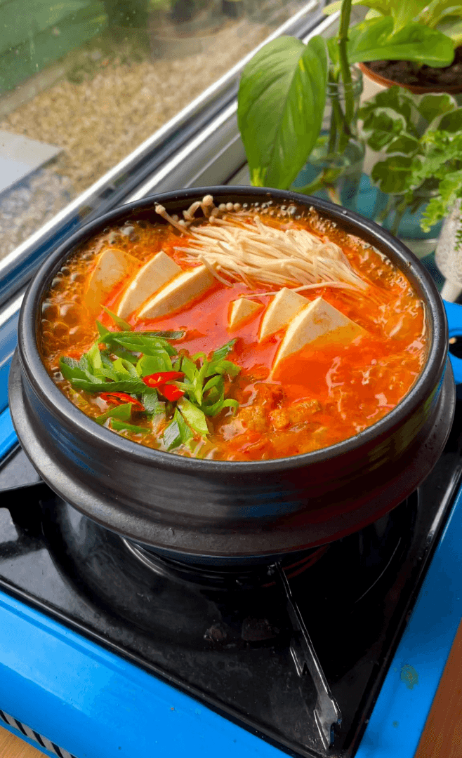 Kimchi Jjigae with Pork (Kimchi Stew)